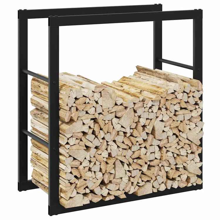 Vidaxx support à bois de chauffage 55x30x61 cm acier noir