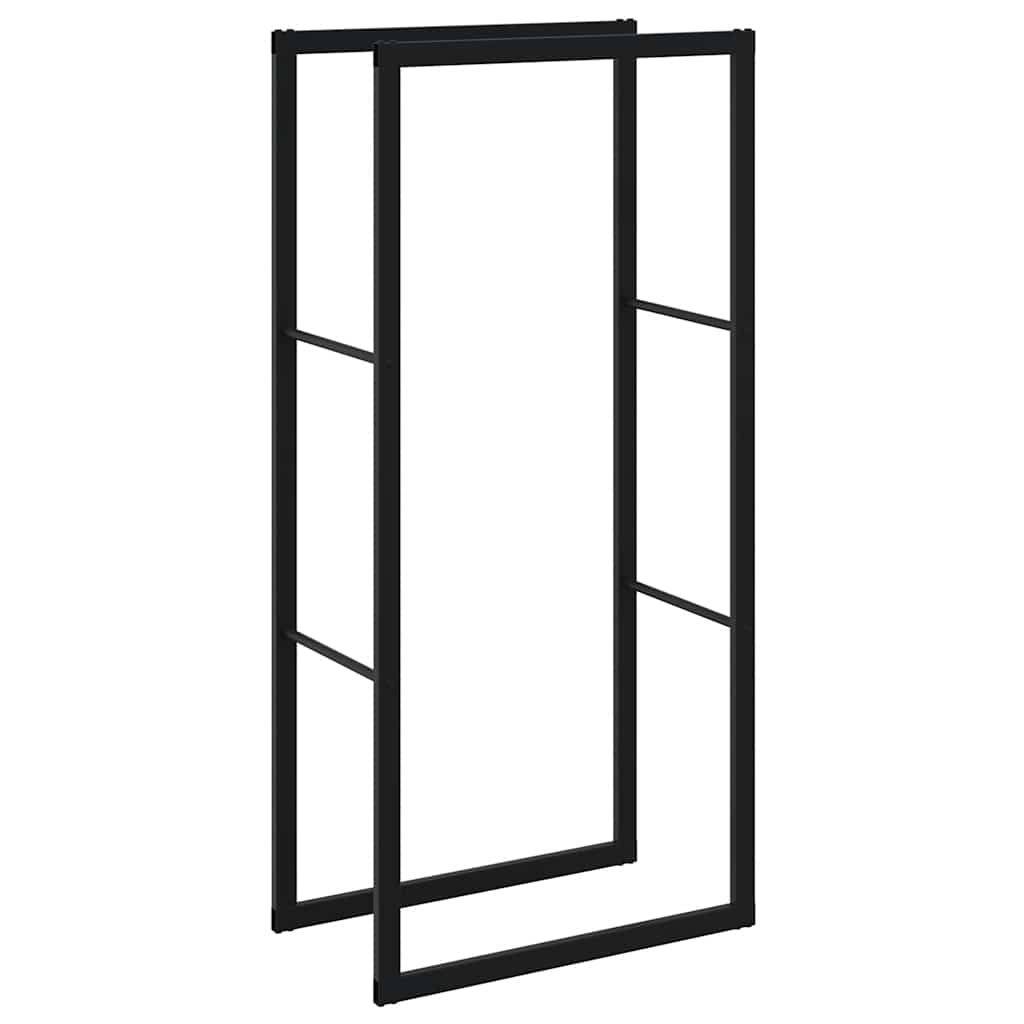 Vidaxx support à bois de chauffage 55x30x116 cm acier noir