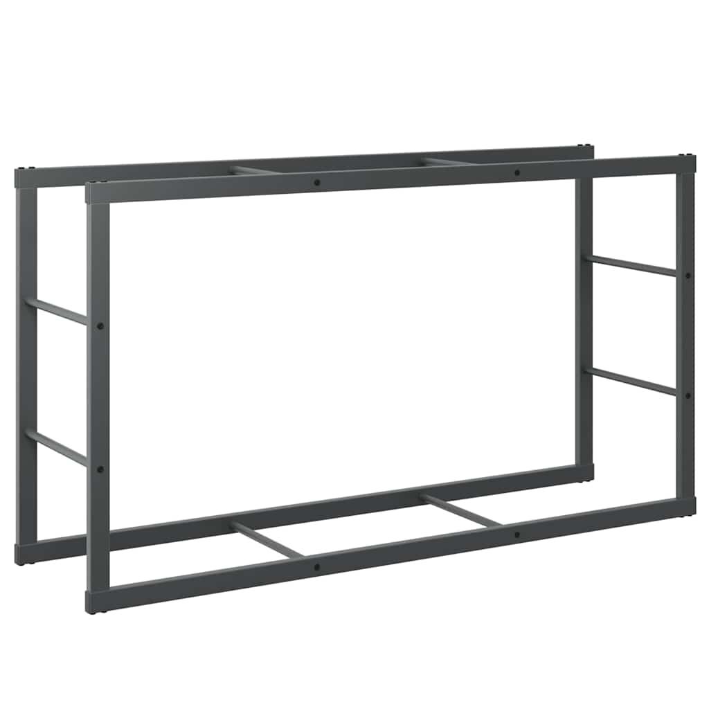 Vidaxx support à bois de chauffage 110x30x61 cm acier noir