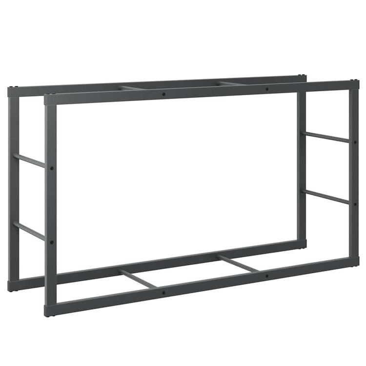Vidaxx support à bois de chauffage 110x30x61 cm acier noir