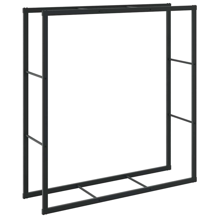 Vidaxx support à bois de chauffage 110x30x116 cm acier noir