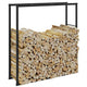Vidaxx support à bois de chauffage 110x30x116 cm acier noir