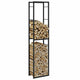 Viple de vidaxl 50x30x209 cm en acier noir
