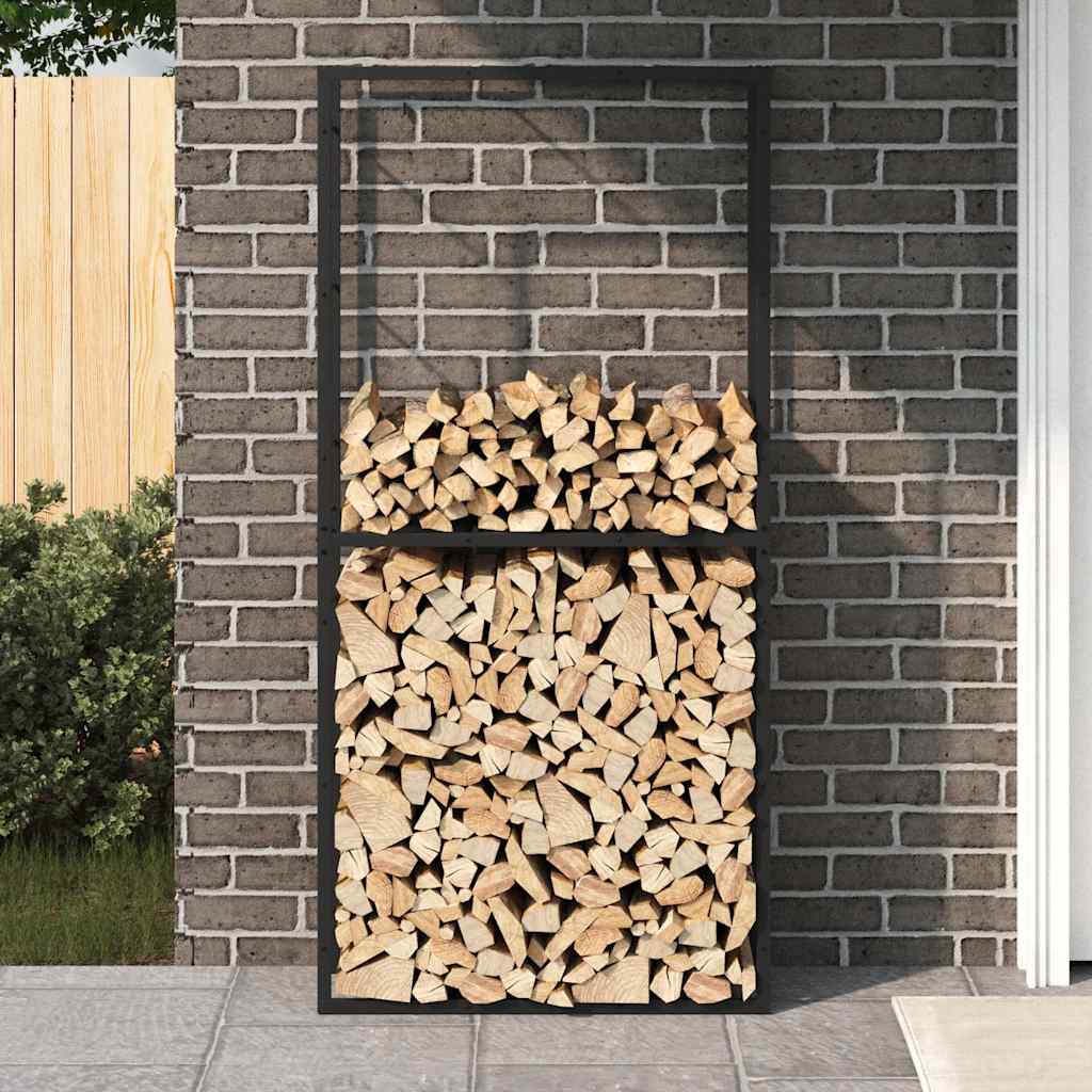 Fidaxl Foyer 100x30x209 cm en acier noir