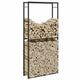 Fidaxl Foyer 100x30x209 cm en acier noir