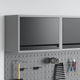Vidaxx armoire à outils avec rangement noir et gris 50 x 25 x 35 cm