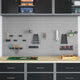 Vidaxx outils panneau mural 3 pcs gris 150 x 1 x 80 cm