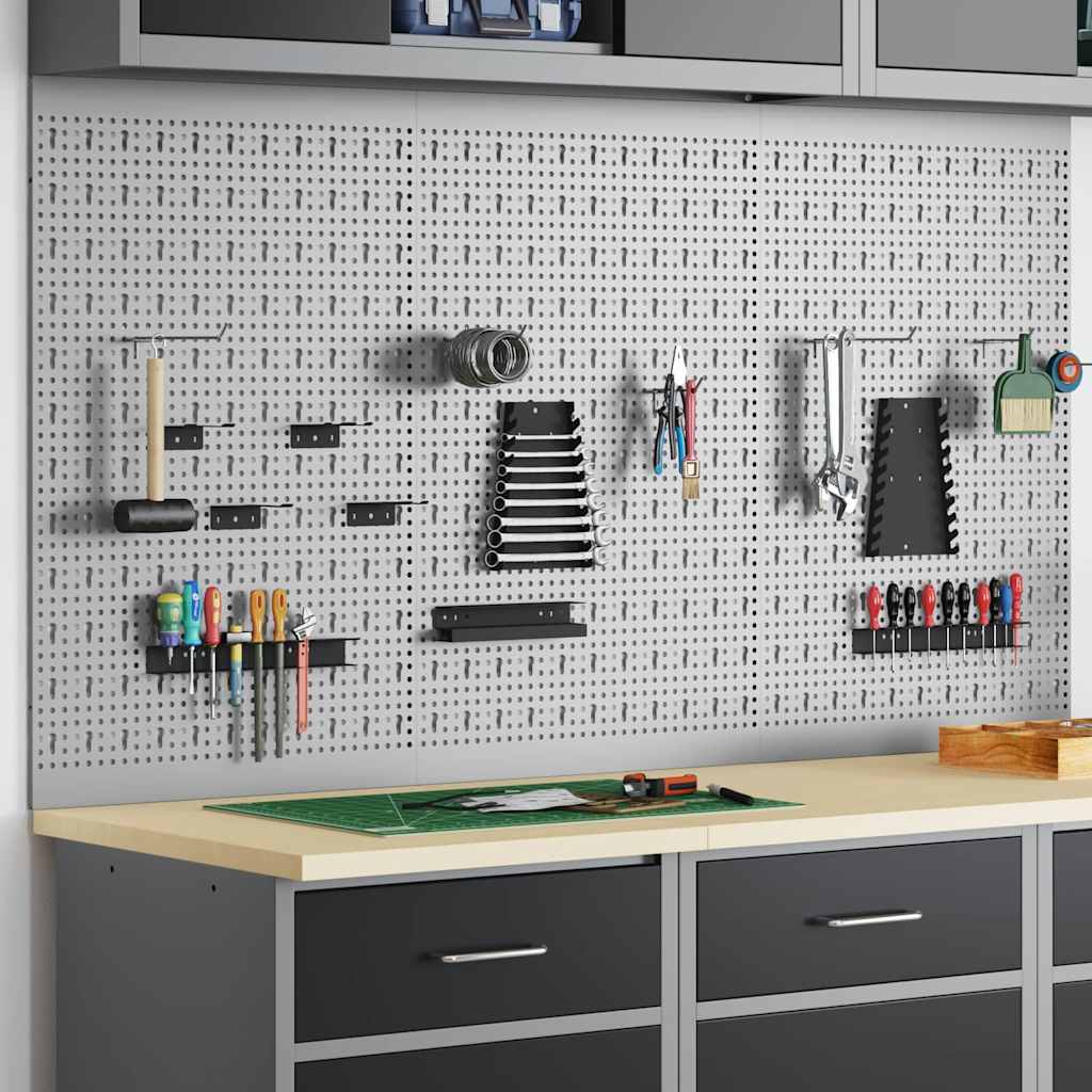 Vidaxx outils panneau mural 3 pcs gris 150 x 1 x 80 cm