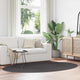 Vidaxl tapis ovale huarte anthracite 160 x 230 cm 100% polyester