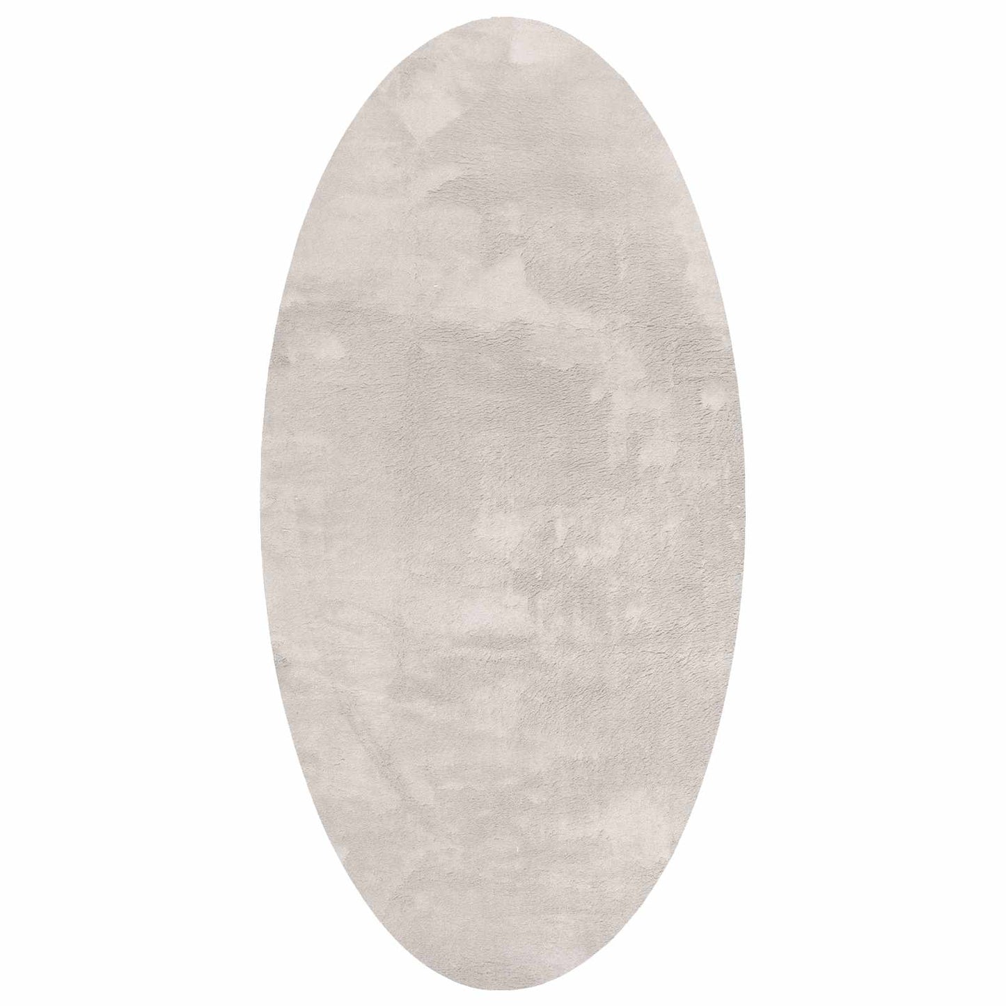 Vidaxl tapis ovale huarte sable 100 x 200 cm 100% polyester