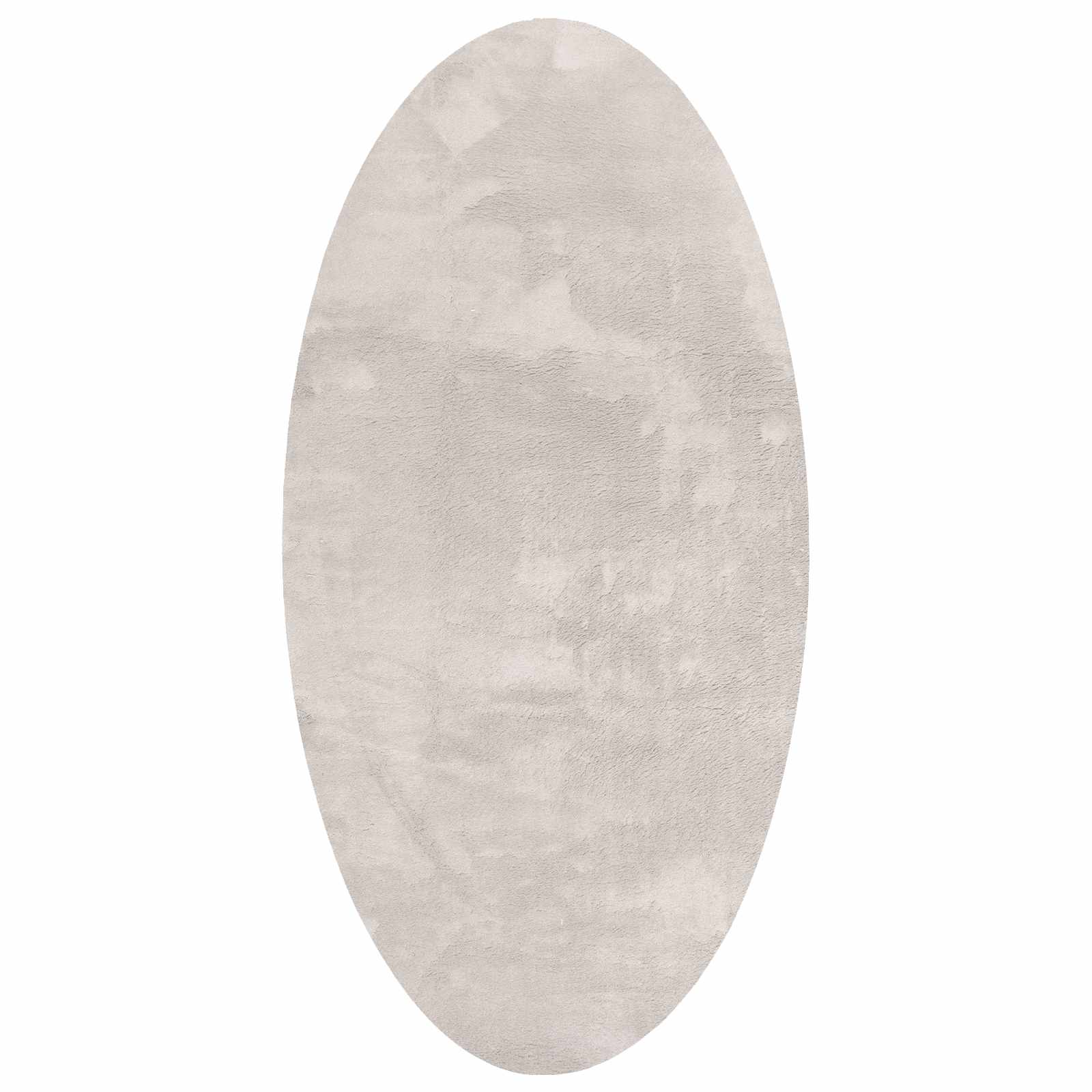 Vidaxl tapis ovale huarte sable 100 x 200 cm 100% polyester