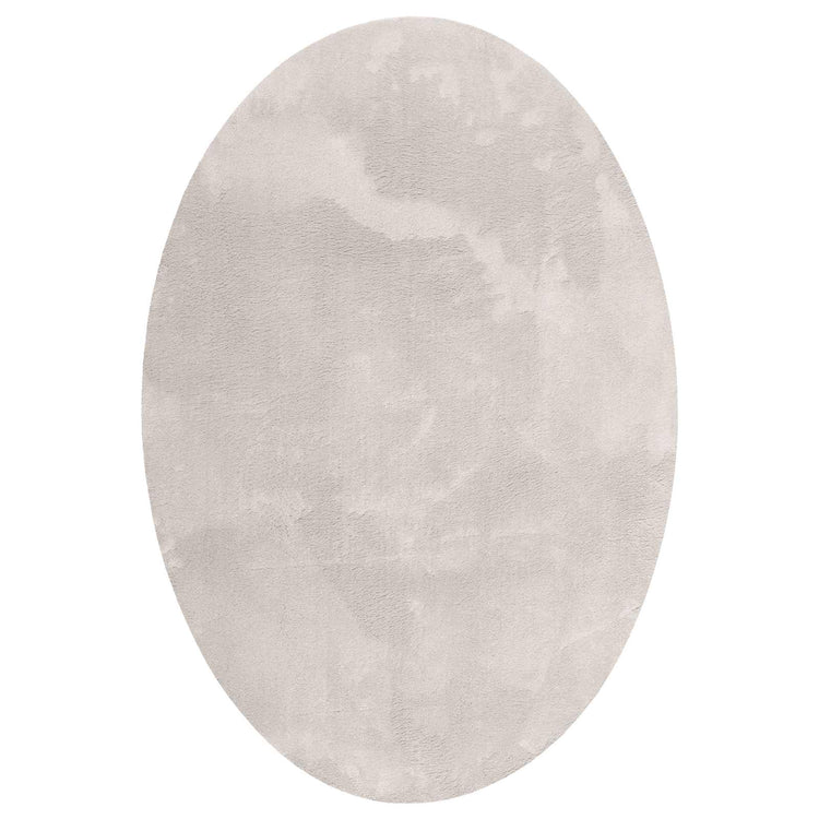 Vidaxl tapis ovale huarte sable 160 x 230 cm 100% polyester