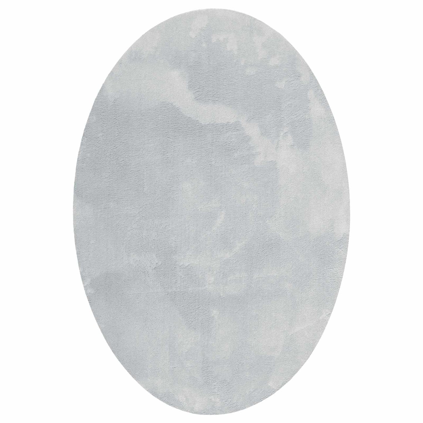 Vidaxl tapis ovale huarte gris 160 x 230 cm 100% polyester