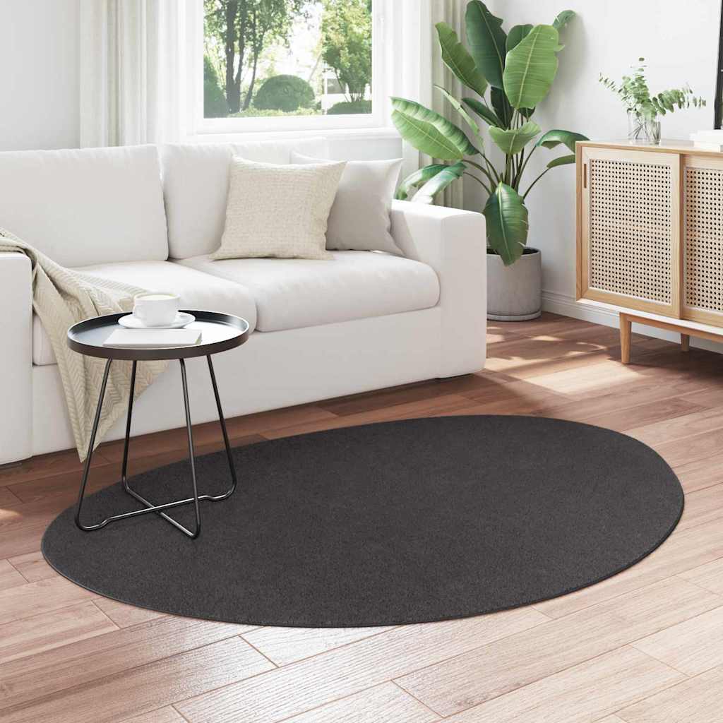 Vidaxl tapis huarte anthracite 120 x 170 cm polyester