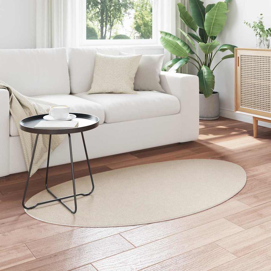 VidaXL tapis huarte beige 80 x 150 cm polyester