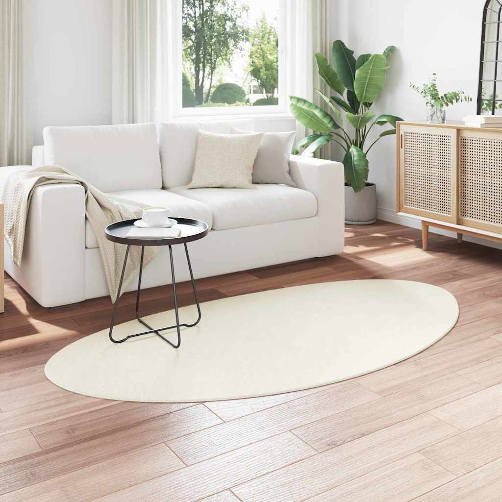 VidaXL tapis huarte crème 80 x 150 cm polyester