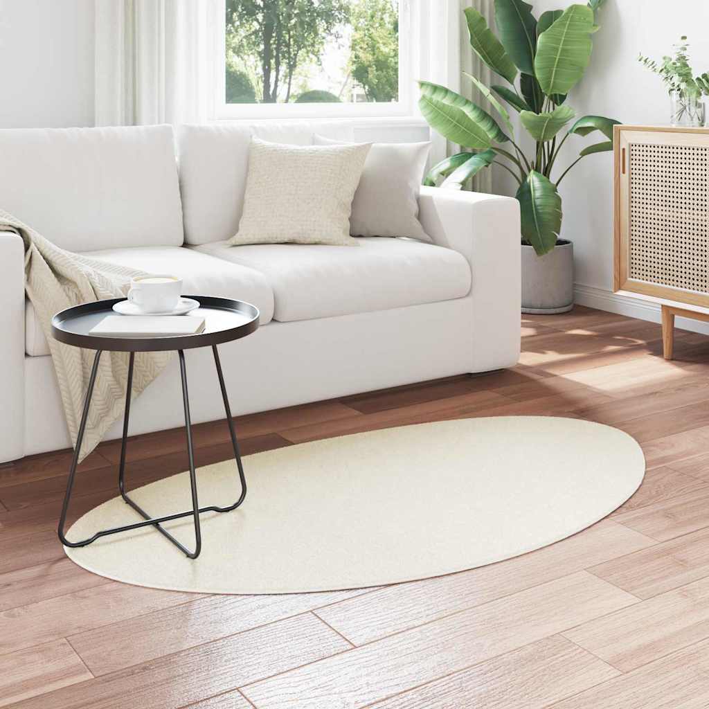 VidaXL tapis huarte crème 160 x 230 cm polyester