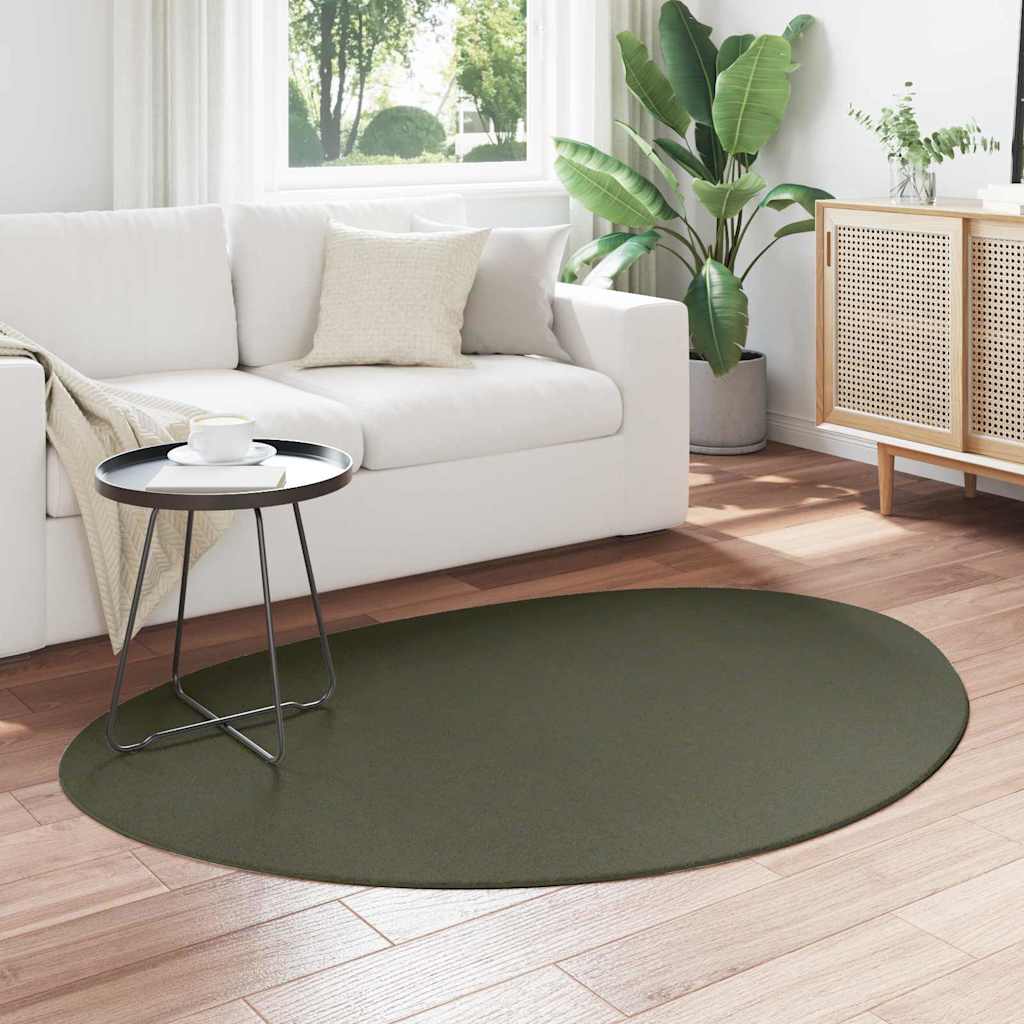 Vidaxx tapis huarte vert forêt 120 x 170 cm polyester