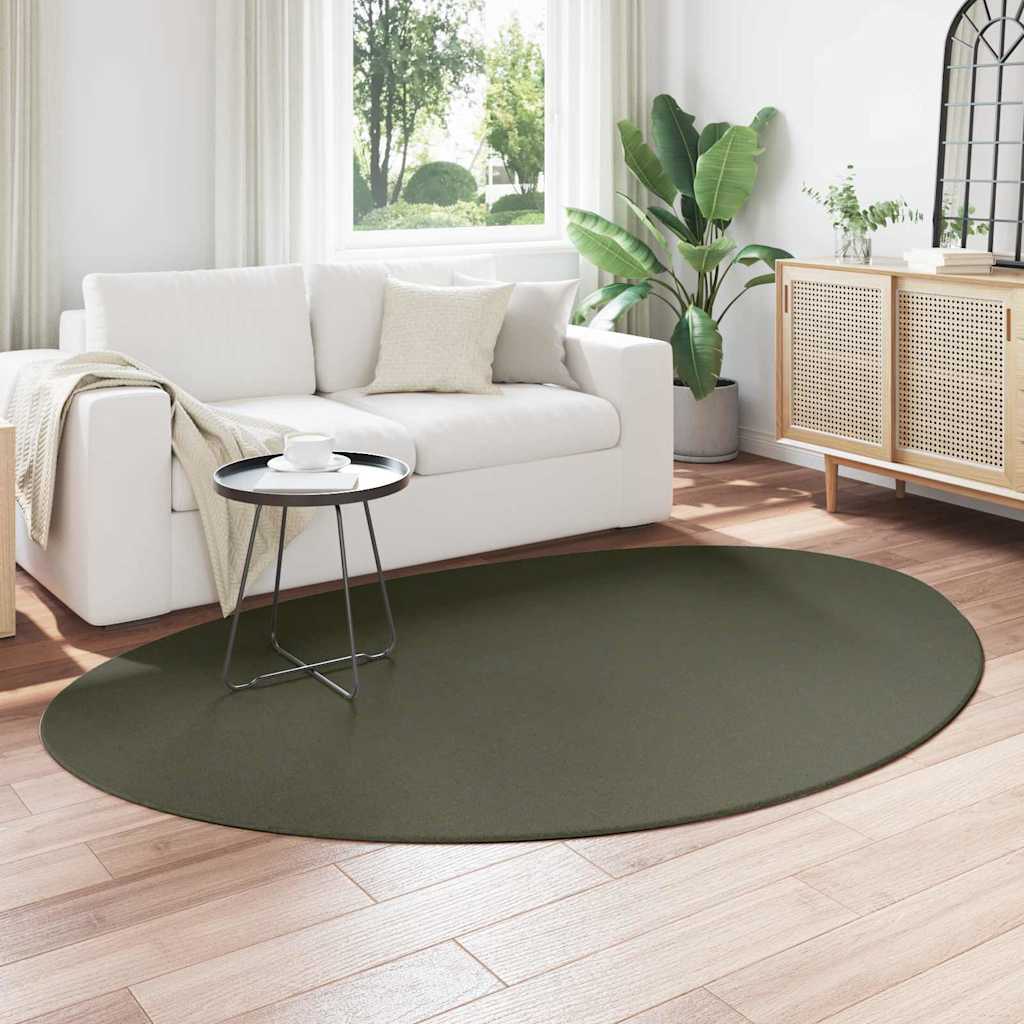 VidaXL tapis huarte vert forêt 160 x 230 cm polyester
