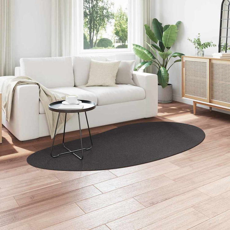 VidaXL tapis huarte anthracite 100 x 200 cm polyester