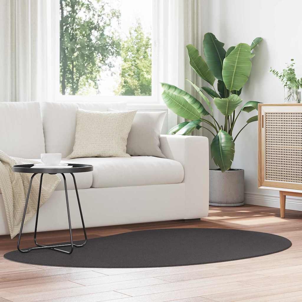Vidaxl tapis huarte anthracite 120 x 170 cm polyester