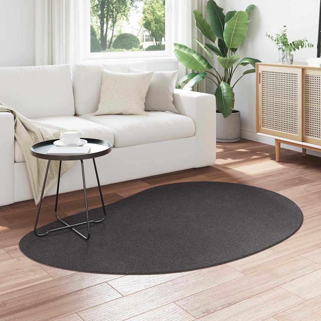 Vidaxl tapis huarte anthracite 120 x 170 cm polyester