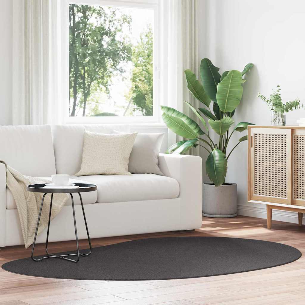 VidaXL tapis huarte anthracite 140 x 200 cm polyester