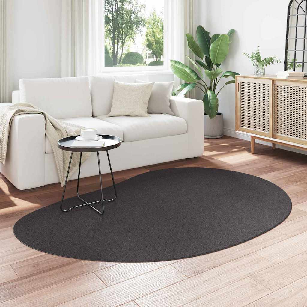 VidaXL tapis huarte anthracite 140 x 200 cm polyester
