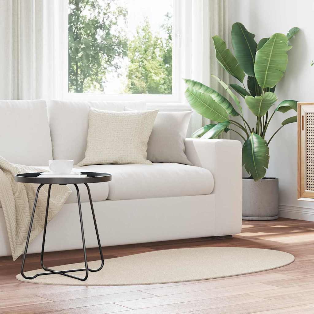 VidaXL tapis huarte beige 80 x 150 cm polyester