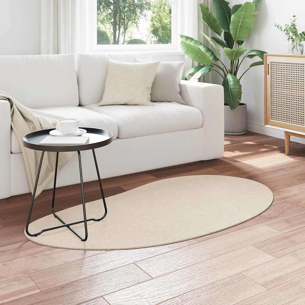 VidaXL tapis huarte beige 80 x 150 cm polyester