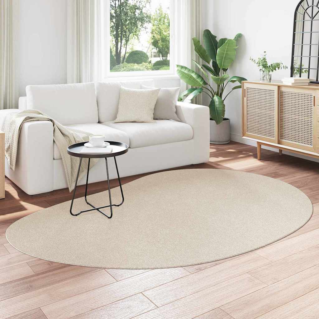 VidaXL tapis huarte beige 160 x 230 cm polyester