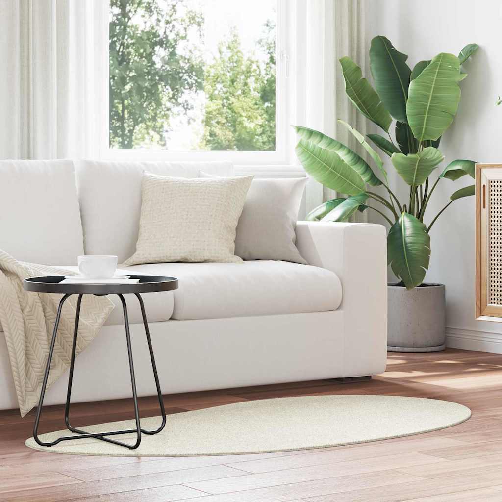 VidaXL tapis huarte crème 80 x 150 cm polyester
