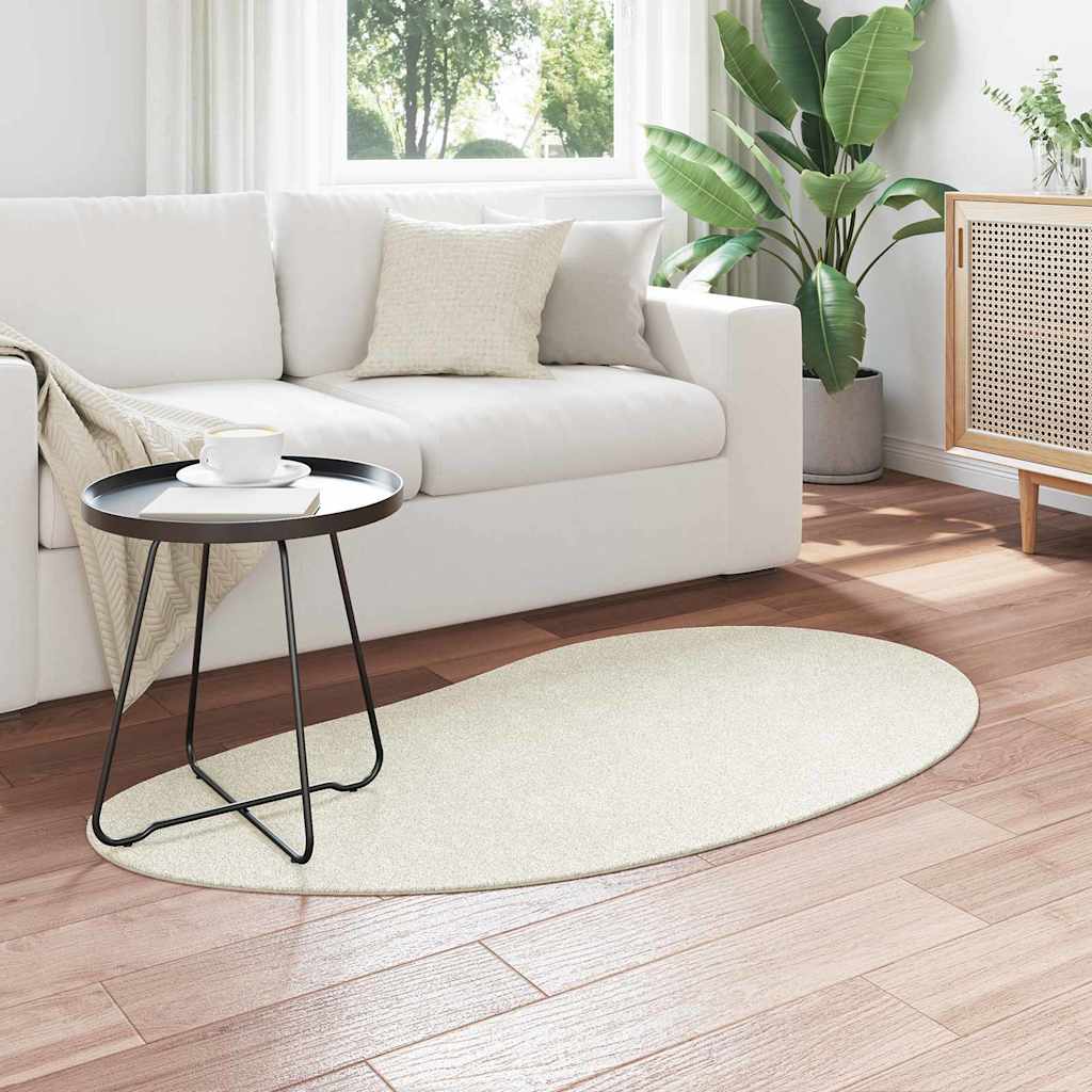 VidaXL tapis huarte crème 80 x 150 cm polyester
