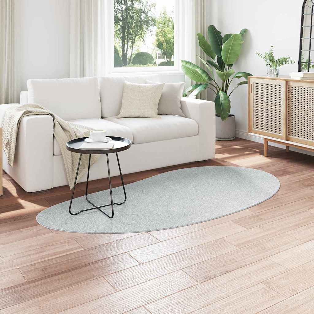 VidaXL tapis huarte gris 100 x 200 cm polyester