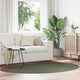 VidaXL tapis huarte vert forêt 140 x 200 cm polyester