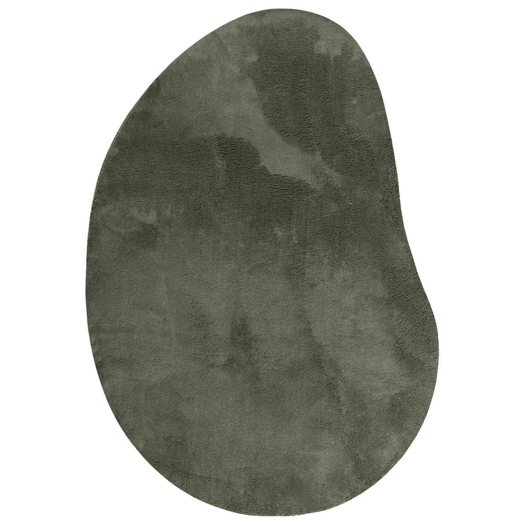 VidaXL tapis huarte vert forêt 140 x 200 cm polyester