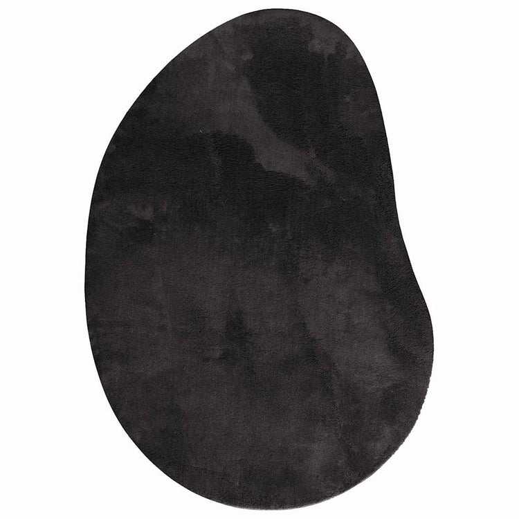 VidaXL tapis huarte noir 100 x 200 cm polyester