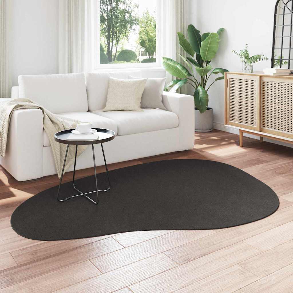 VidaXL tapis huarte anthracite 140 x 200 cm polyester