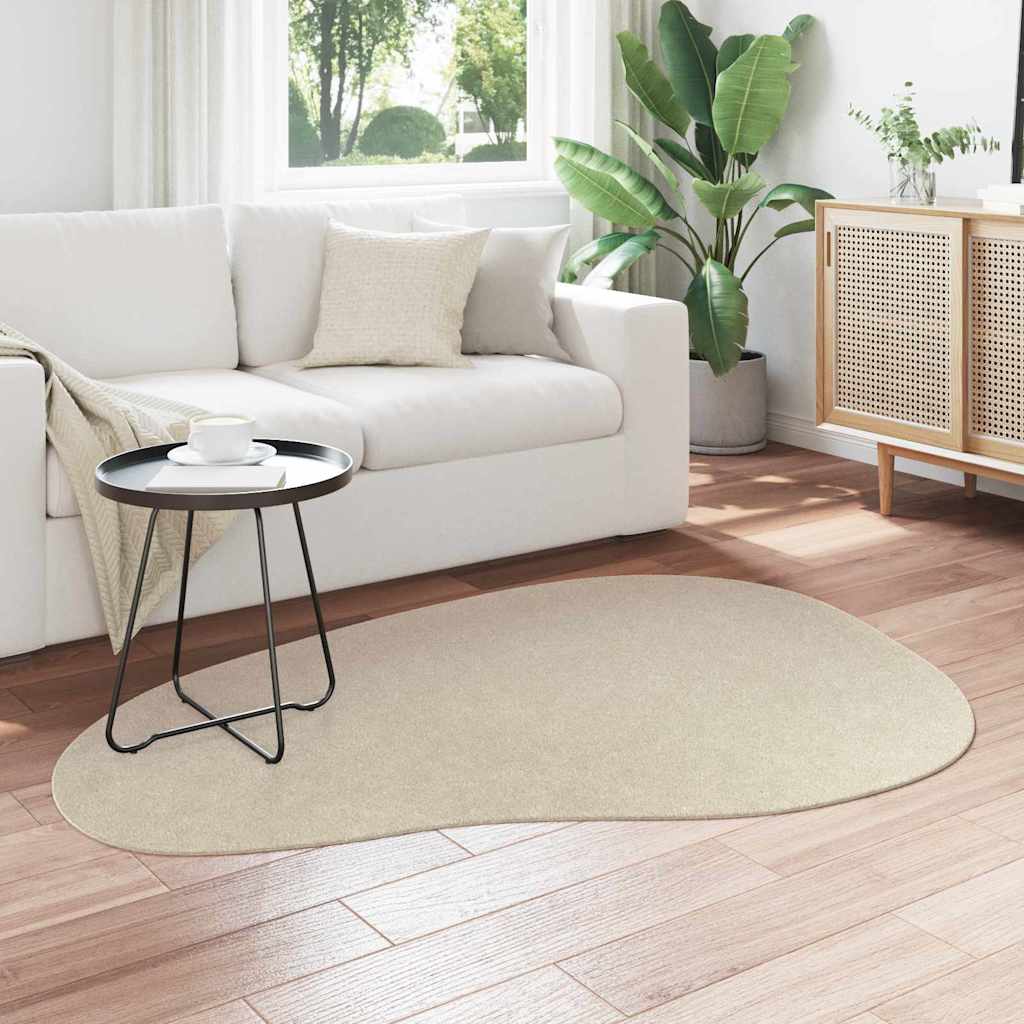 VidaXL tapis huarte beige 120 x 170 cm polyester