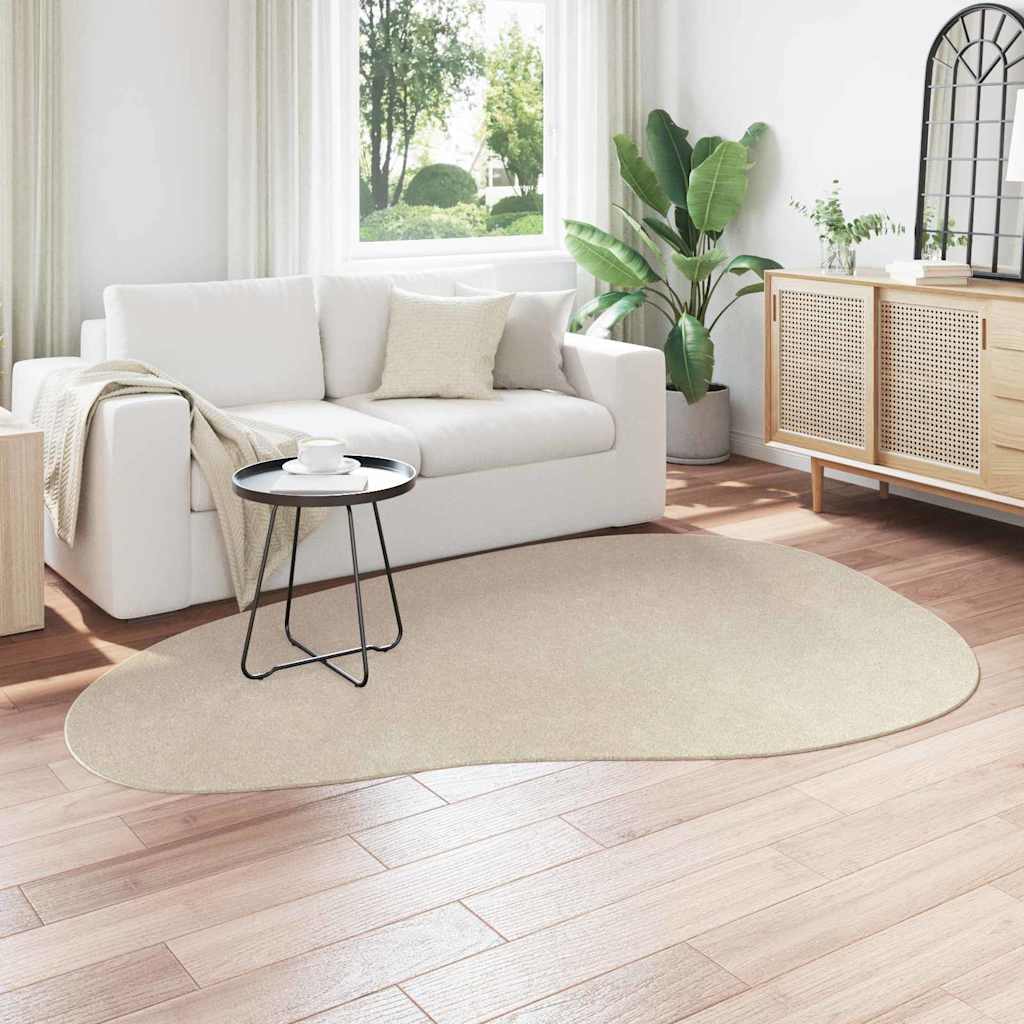 VidaXL tapis huarte beige 160 x 230 cm polyester