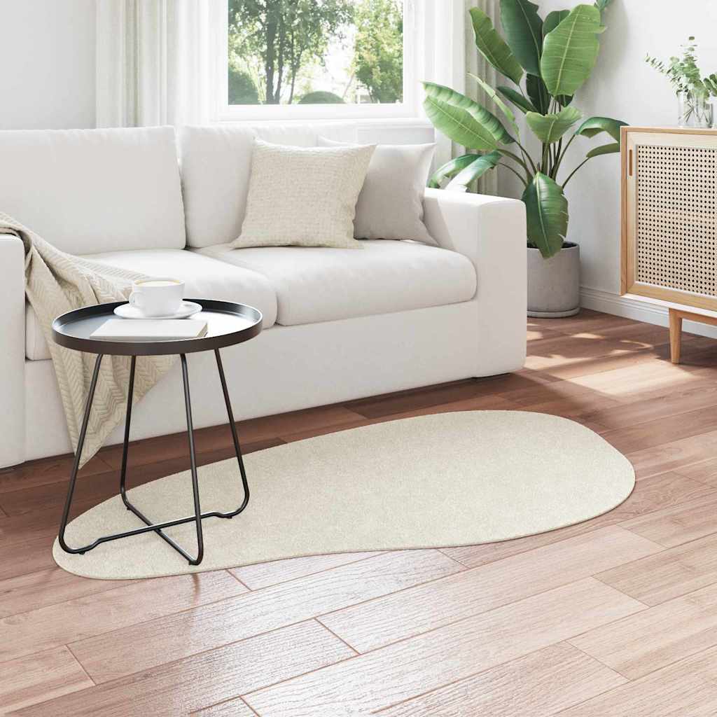 VidaXL tapis huarte crème 80 x 150 cm polyester