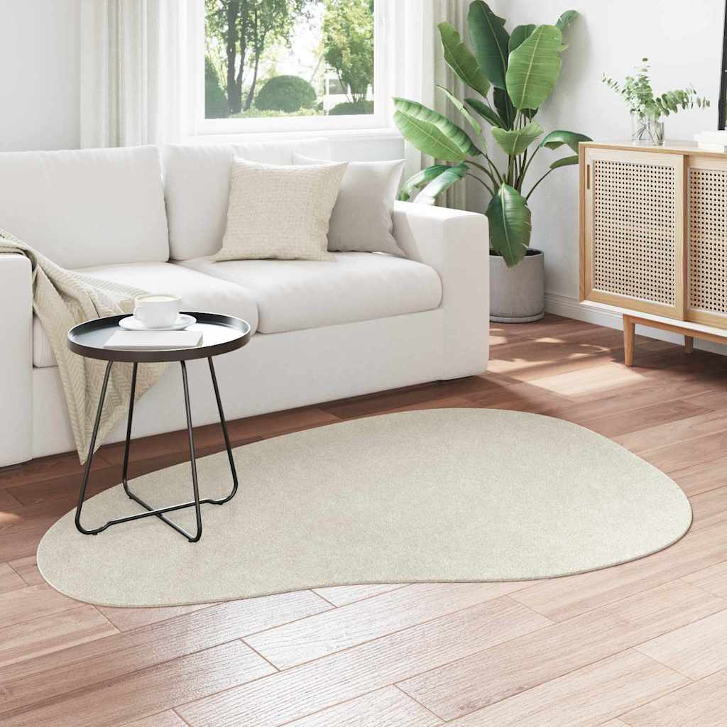 VidaXL tapis huarte crème 120 x 170 cm polyester