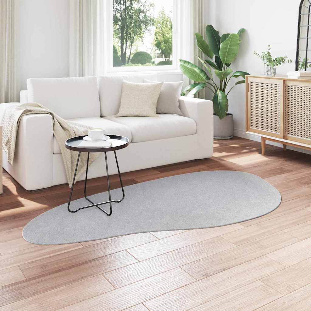 VidaXL tapis huarte gris 100 x 200 cm polyester