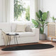 VidaXL tapis huarte noir 100 x 200 cm polyester
