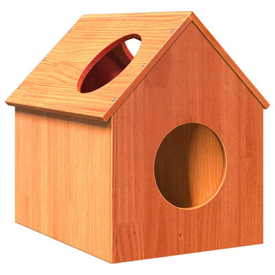 Vidaxl kattenhuis 41x50x50 cm en pin massif brun