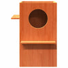 Vidaxl kattenhuis 43x43x60 cm en pin massif brun