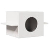 Vidaxl kattenhuis 51x35x30 cm en pin solide blanc