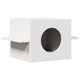 Vidaxl kattenhuis 51x35x30 cm en pin solide blanc