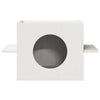 Vidaxl kattenhuis 51x35x30 cm en pin solide blanc