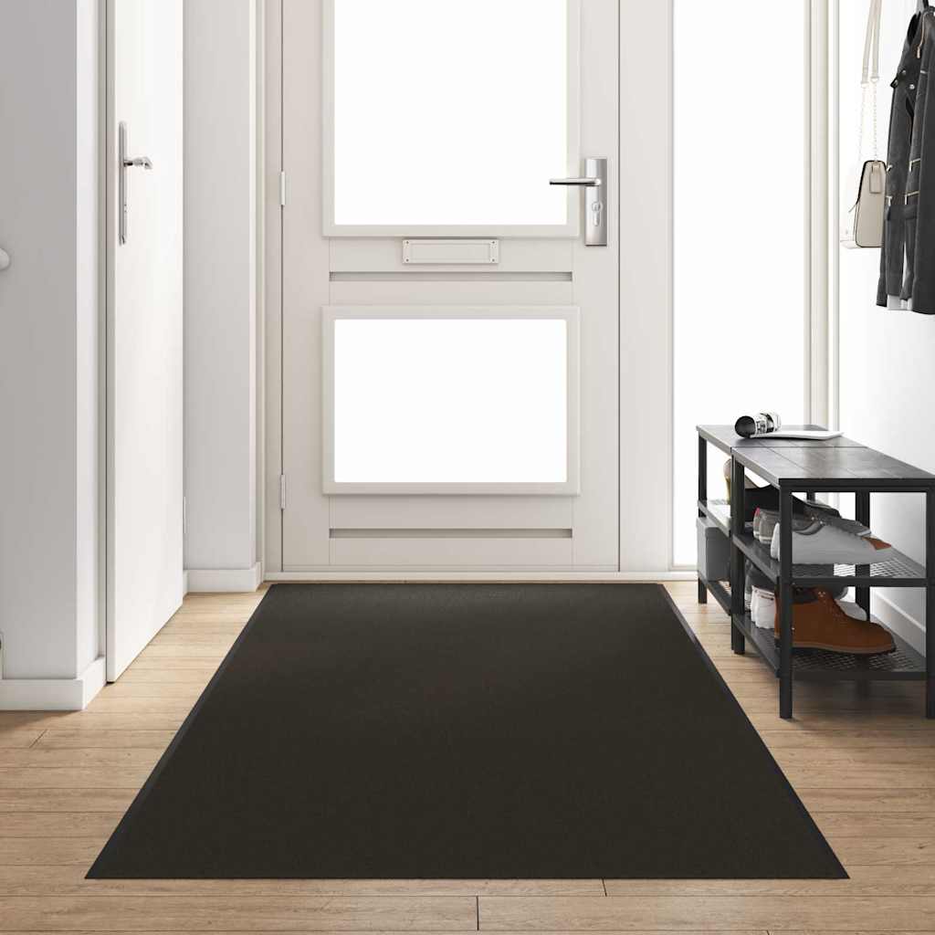 Vidaxx paillasson autrement noir 120 x 350 cm polyamide et PVC